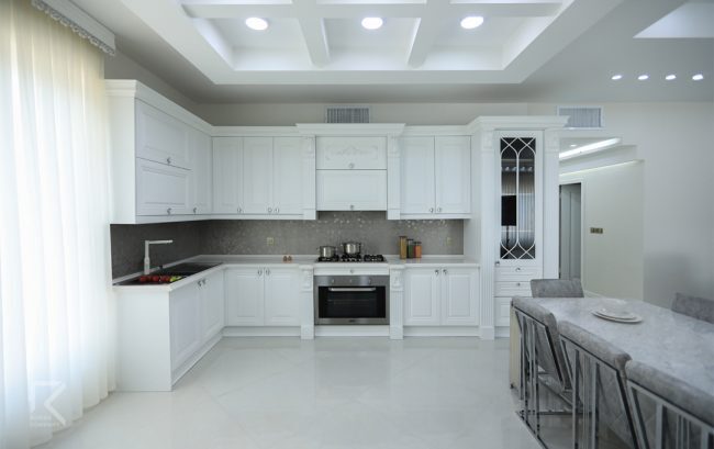 طراحی و اجرای کابینت آشپزخانه در شهرک راه آهن